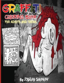 graffiti coloring book for adults and teens