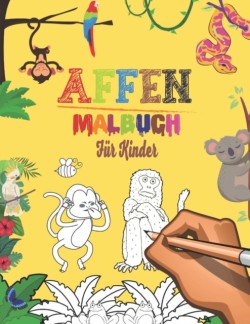 Affen Malbuch fur Kinder