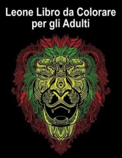 Leone Libro da Colorare per gli Adulti