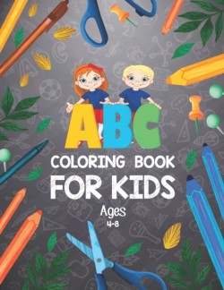 ABC Coloring Book for Kids Ages 4-8