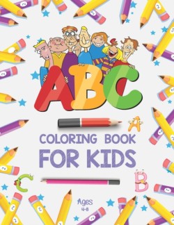 ABC Coloring Book for Kids Ages 4-8