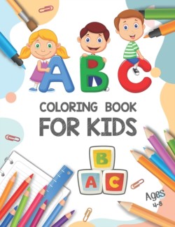 ABC Coloring Book for Kids Ages 4-8