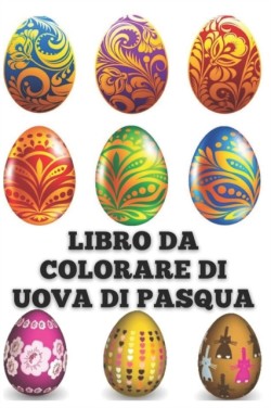 Libro da colorare di uova di Pasqua