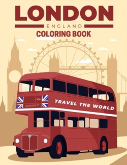 london england coloring book travel the world