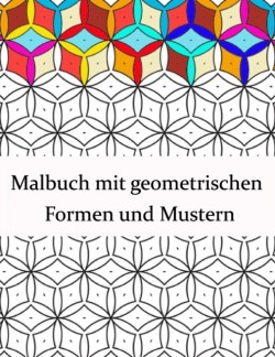 Malbuch mit geometrischen Formen und Mustern