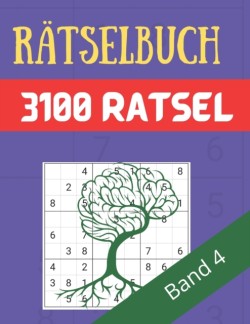 Ratselbuch - 3100 Ratsel Grosse Schrift Band 4