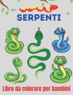 Serpenti Libro da colorare per bambini