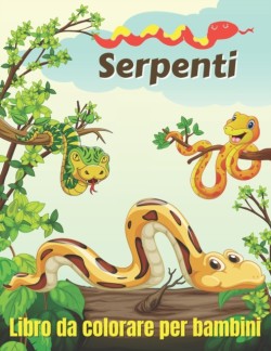 Serpenti Libro da colorare per bambini