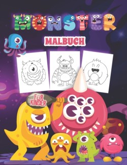 Monster Malbuch für Kinder