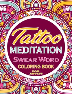 Trippy Hippie Swear Word Coloring Book For Adults