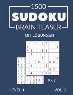 1500 Sudoku Brain Teaser mit Lösungen