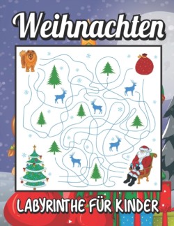 Weihnachten Labyrinthe für Kinder